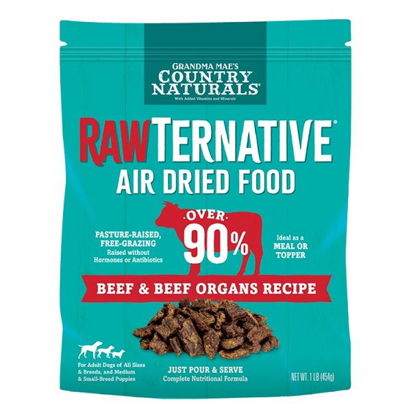 RawTernative Dog Air Dried Food Beef & Beef Organs Recipe