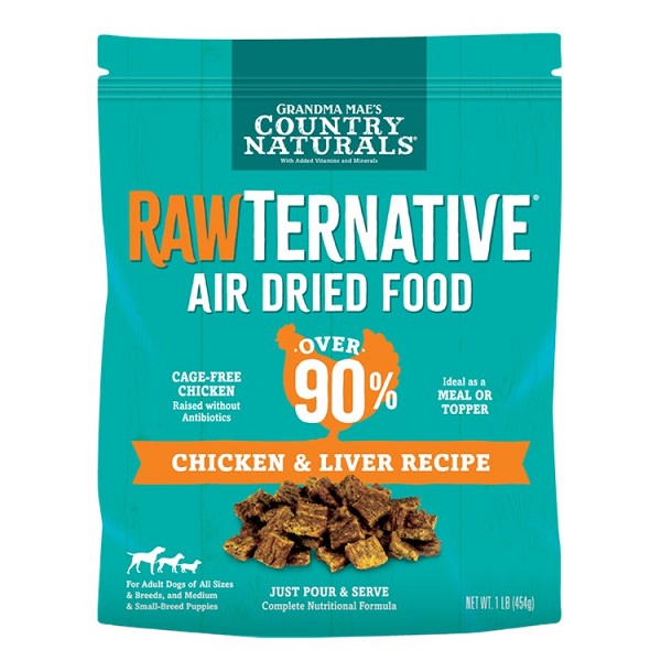 RawTernative Dog Air Dried Food Chicken and Liver Recipe