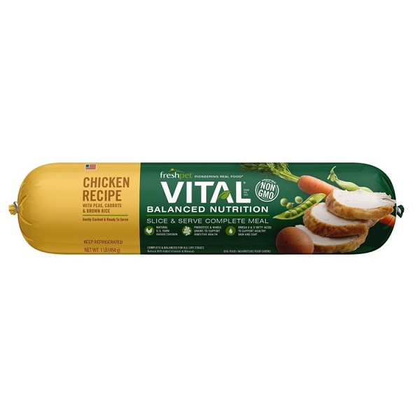 Freshpet VITAL Balanced Nutrition Chicken Recipe for dogs - 1lb