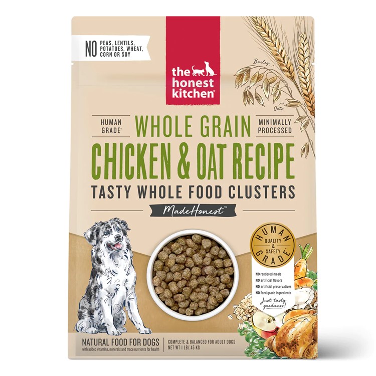The Honest Kitchen Whole Grain Chicken Clusters For Dogs - 5lb