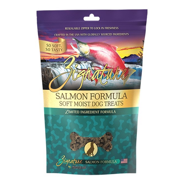 Zignature Salmon Formula Soft Moist Treats For Dogs - 4oz