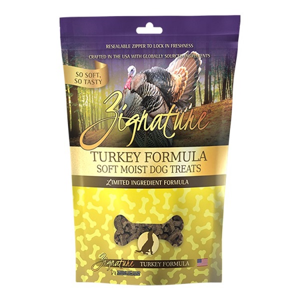 Zignature Turkey Formula Soft Moist Treats For Dogs - 4oz