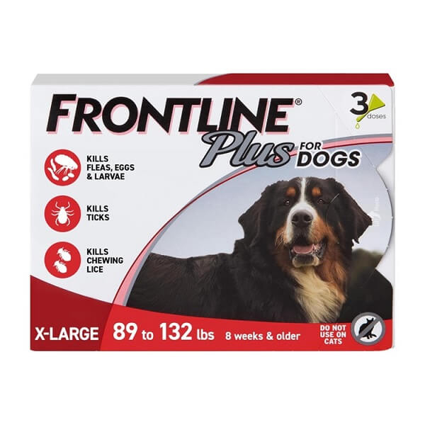 Frontline Plus Flea & Tick Spot Treatment for Dogs