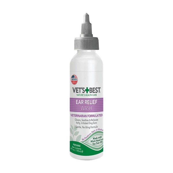 Vet's Best Veterinarian Formulated Ear Relief Wash for Dogs - 4oz