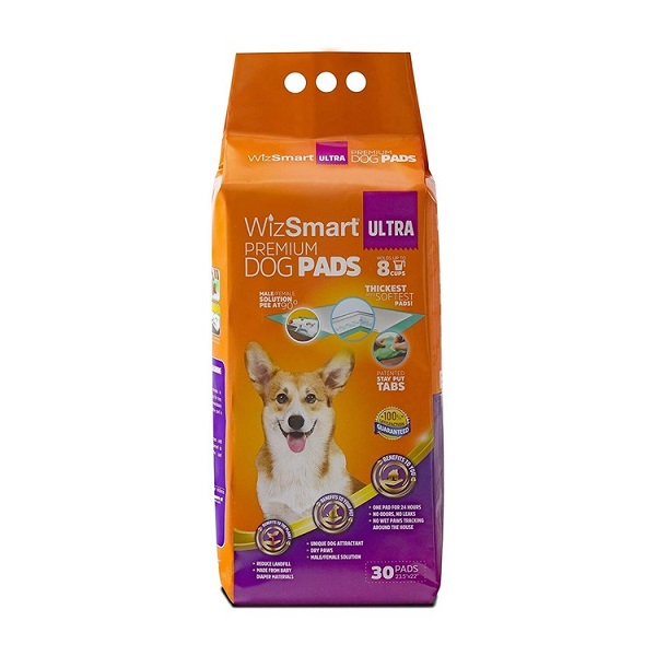 WizSmart All Day Premium Ultra Dry Dog Pads - 30ct
