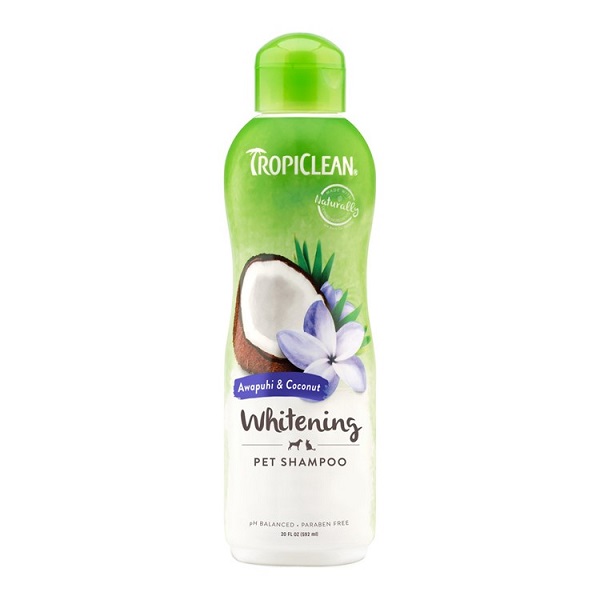 TropiClean Whitening Awapuhi & Coconut Pet Shampoo - 20oz