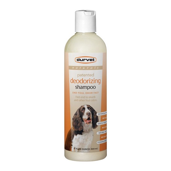 Durvet Naturals Patented Deodorizing Shampoo For Pets - 17oz