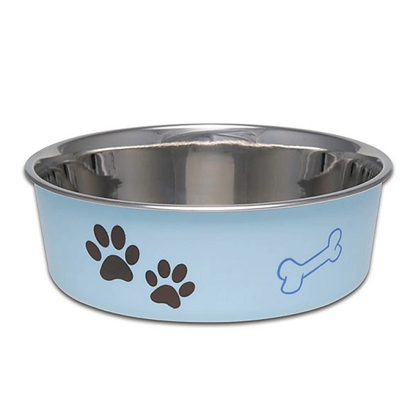 Loving Pets Bella Bowls Murano Blue Pet Bowl - Large (35-65 lbs)