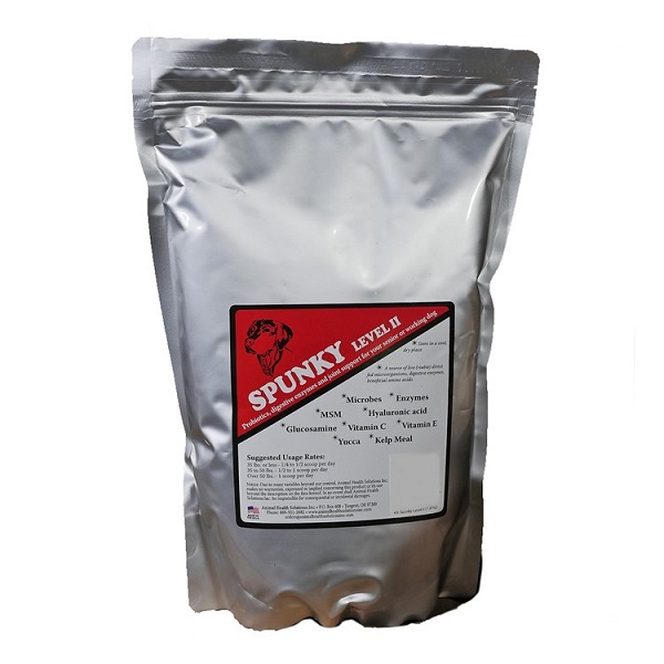 Animal Health Solutions Spunky Level II Digestive & Joint Support Dog Supplement - 4lb