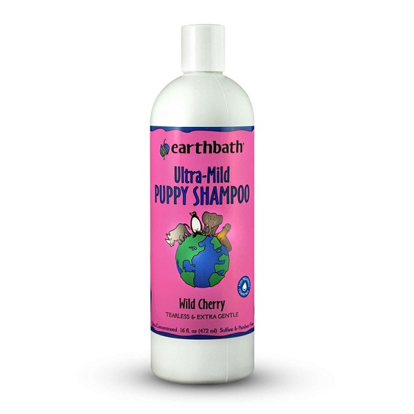 Earthbath Ultra-Mild Wild Cherry Tearless Puppy Shampoo - 16oz