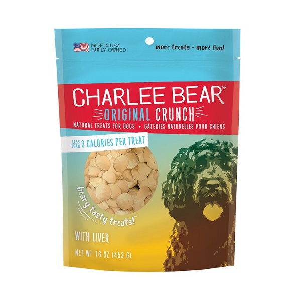 Charlee Bear Original Crunch Liver Flavor Dog Treats - 16oz