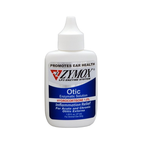 Zymox Otic Pet Ear Treatment with Hydrocortisone - 1.25oz