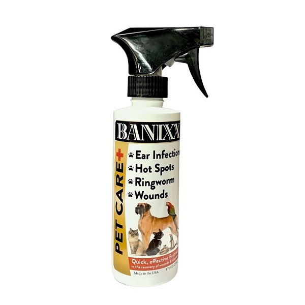 Banixx Pet Care Bacterial & Fungal Infections Dog, Cat & Horse Spray - 8oz