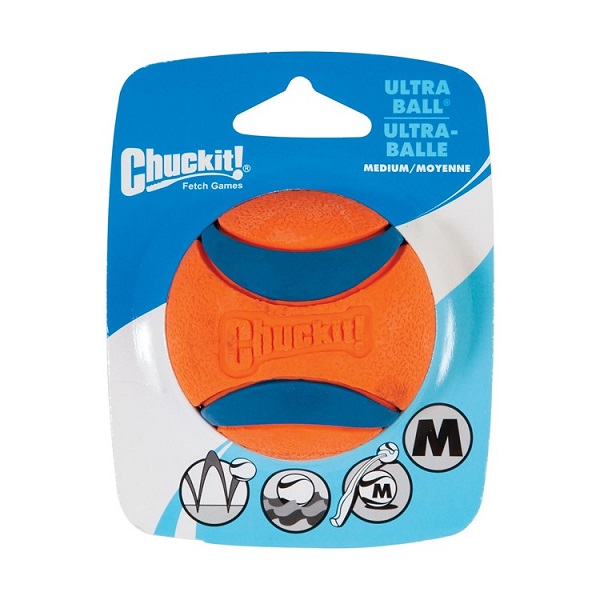 Chuckit! Ultra Rubber Ball Tough Dog Toy - Medium