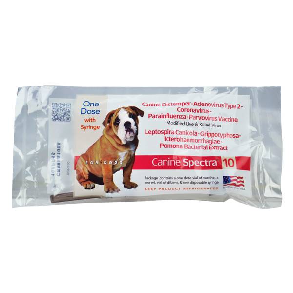 Durvet Canine Spectra 10 Vaccine - Single Dose w/Syringe