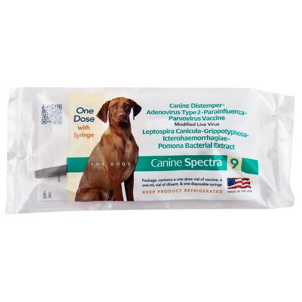Durvet Canine Spectra 9 Vaccine - Single Dose w/Syringe