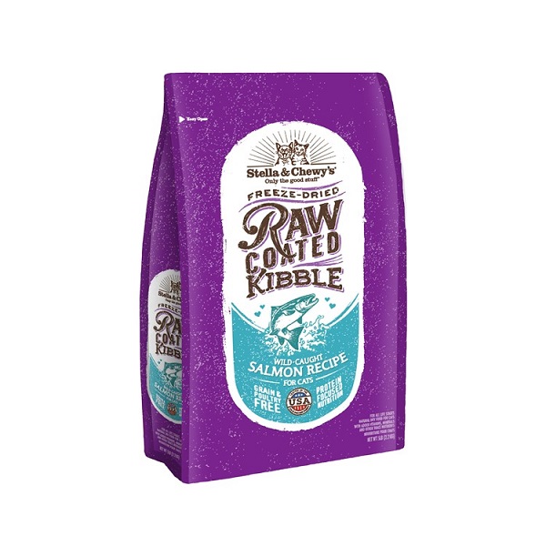 Stella & Chewy's Raw Coated Salmon Recipe Grain-Free Cat Food - 5lb