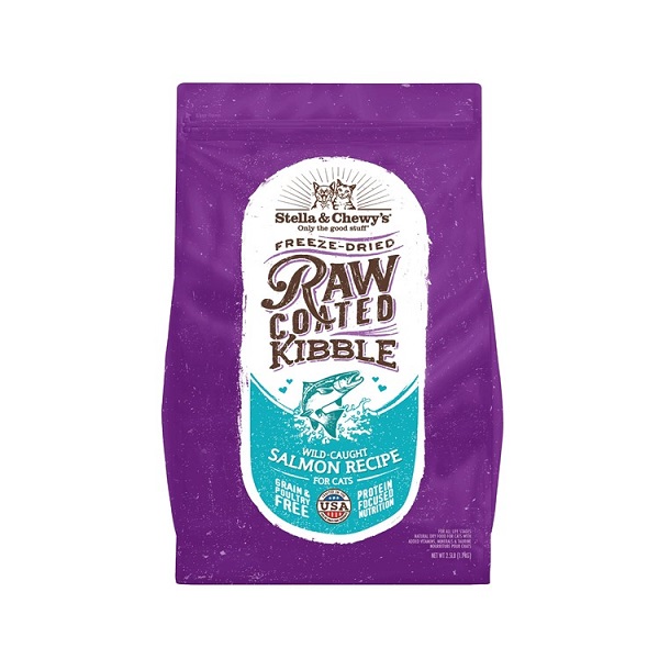 Stella & Chewy's Raw Coated Salmon Recipe Grain-Free Cat Food - 2.5lb