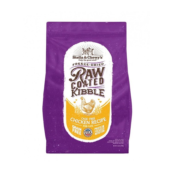 Stella & Chewy's Raw Coated Cage Free Chicken Recipe Cat Food - 2.5lb