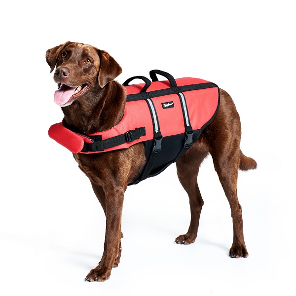 ZippyPaws Adventure Dog Red Life Jacket - XL (33"-40")