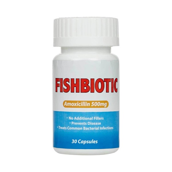 Fishbiotics Amoxicillin Capsules (500mg) - 30ct