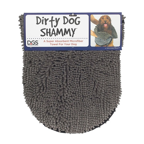 Dog Gone Smart Dirty Dog Shammy Towel - Grey