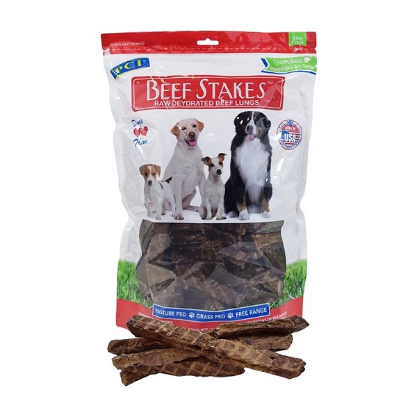 Pet Center Dehydrated Beef Stakes Dog Treats - 8oz