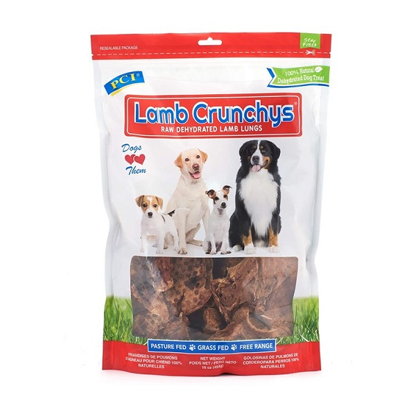 Pet Center Dehyrdated Lamb Crunchys Dog Treats - 8oz