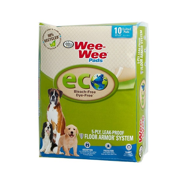 Wee-Wee Eco Friendly Pet Training Pads - 10pk