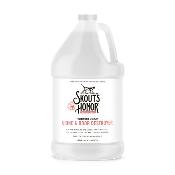 Skout's Honor Natural Professional Strength Cat Urine & Odor Destroyer - 128oz