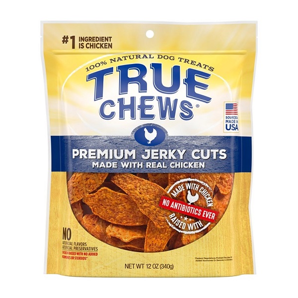 True Chews Premium Jerky Cuts with Real Chicken Dog Treats - 12oz