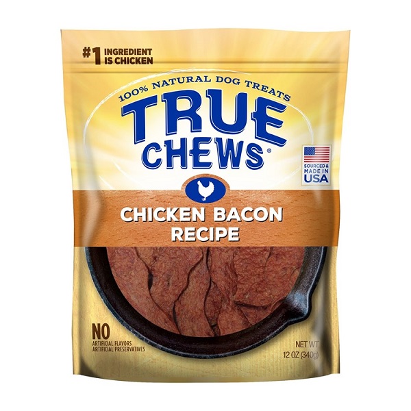 True Chews Premium Jerky Cuts Chicken & Bacon Recipe Dog Treats - 12oz
