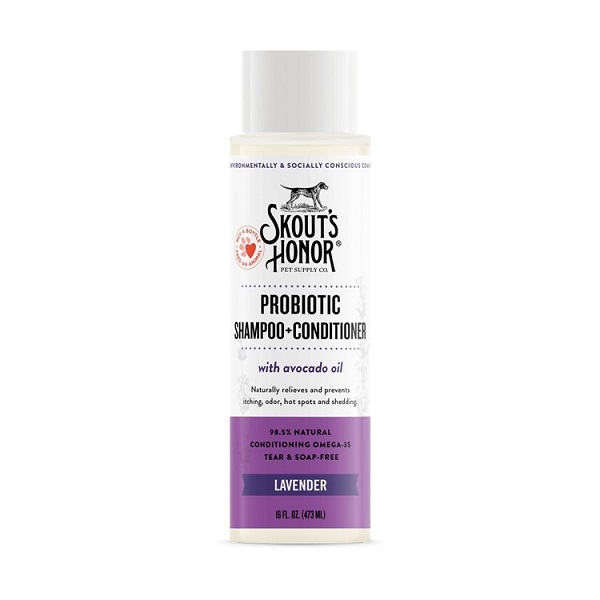 Skout's Honor Lavender Probiotic Pet Shampoo & Conditioner - 16oz