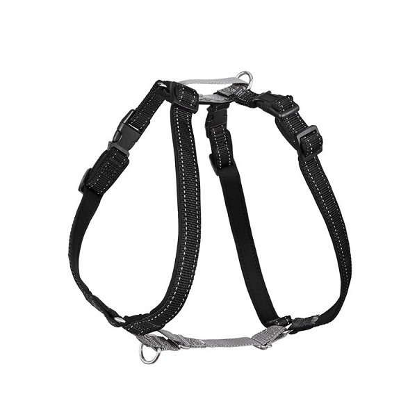 PetSafe 3 in 1 Reflective Dog Harness - Black - Medium (24"-34")