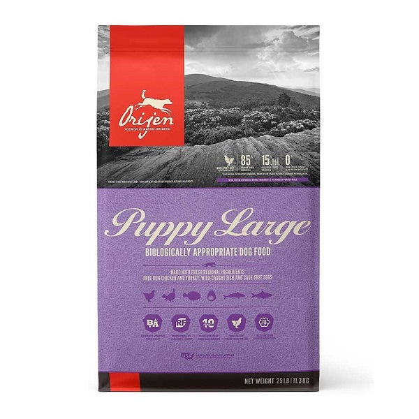 Orijen Puppy Grain-Free Dry Large Breed Puppy Food - 25lb