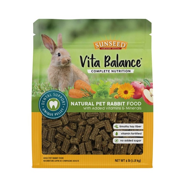Sunseed Sun Vita Balance Rabbit Food - 4lb