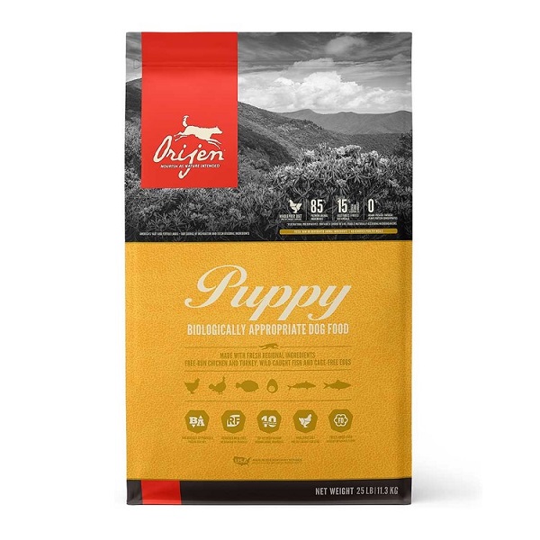 Orijen Puppy Grain-Free Dry Puppy Food - 25lb