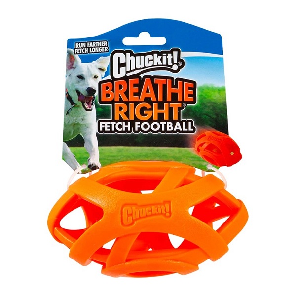 Chuckit! Breathe Right Football Dog Toy