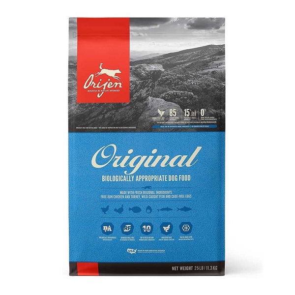 Orijen Orignal Grain-Free Dry Dog Food - 25lb