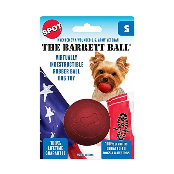 Ethical Pet Spot The Barrett Ball Virtually Indestructible Dog Toy - Small (2.5")