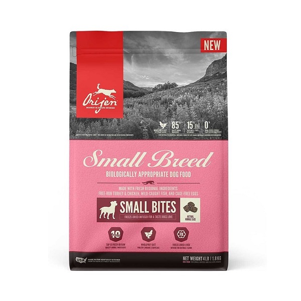 Orijen Small Bites Small Breed Dog Food&nbsp;&nbsp;- 4lb