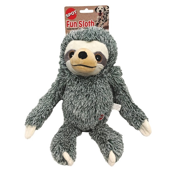 Ethical Pet Spot Fun Sloth Plush Dog Toy - Assorted (13")