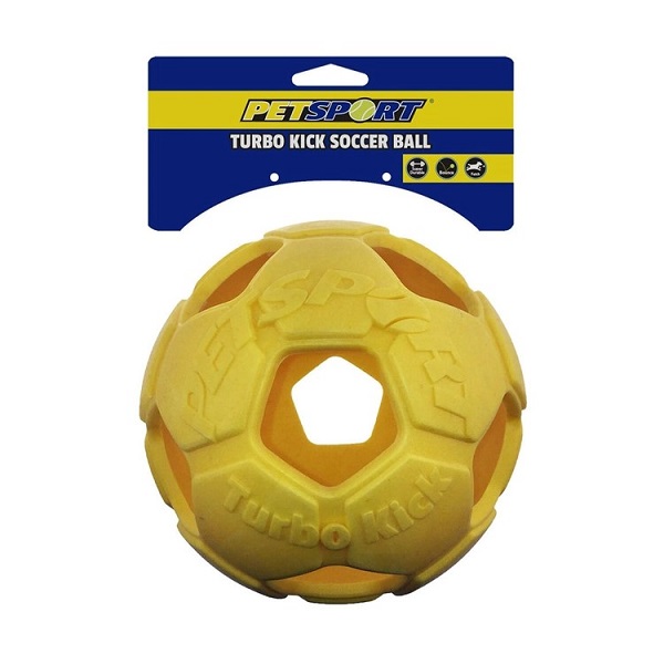 Petsport Turbo Kick Soccer Ball Toy for Dogs - Assorted Colors (2.5")