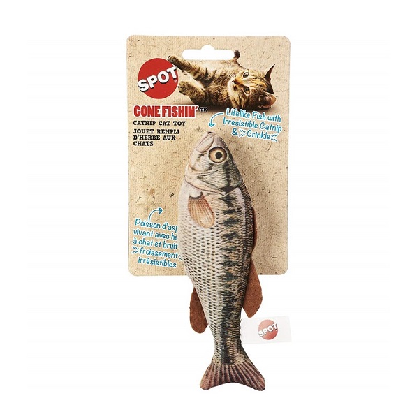 Ethical Pet Spot Gone Fishin' Catnip Cat Toy - Assorted (6.5")
