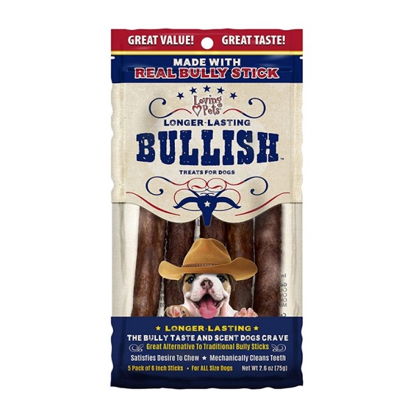 Loving Pet Bullish Sticks Dog Treat - 6" (5pk)
