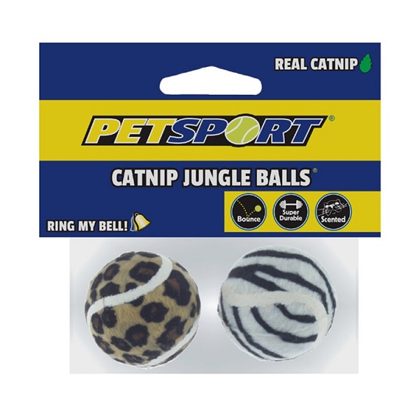 Petsport USA Catnip Jungle Balls - 1.5" (2pk)