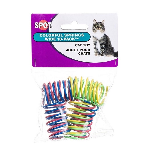 Ethical Pet Spot Colorful Springs Cat Toy - 10pk