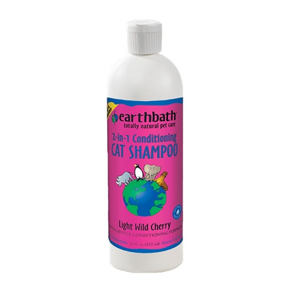 Earthbath Cat 2-in-1 Conditioning & Shampoo - 16oz