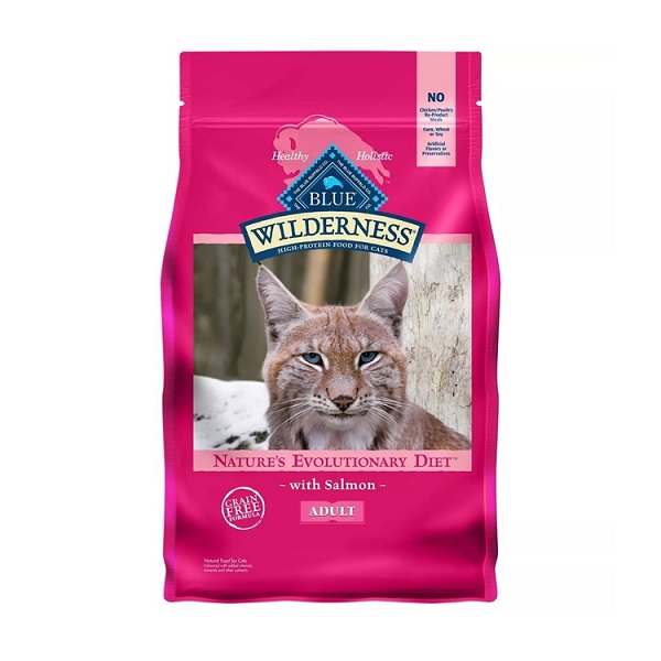 Blue Buffalo Wilderness Salmon Recipe Cat Food - 5lb