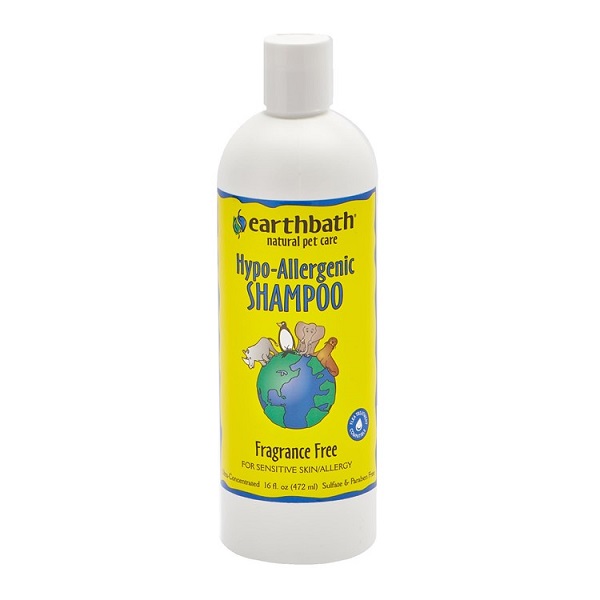 Earthbath Hypoallergenic Fragrance Free Pet Shampoo - 16oz